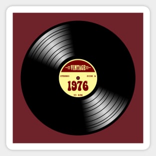 Vintage Vinyl 1976 Sticker